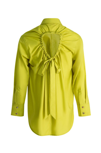 Trelise Cooper - Poplin Mad Ive Got Your Back Shirt in Zest
