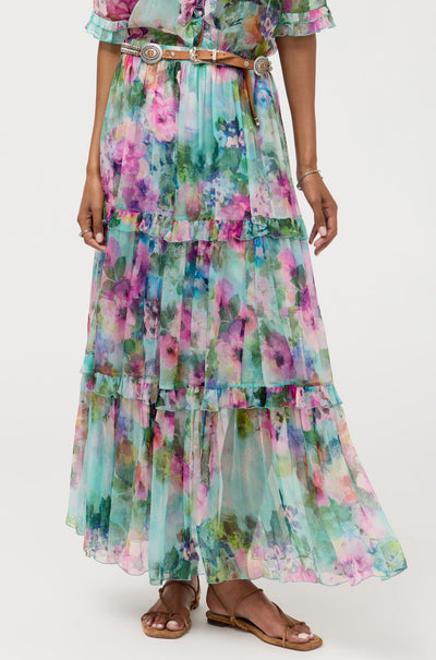 Johnny Was - Terra Tiered Maxi Skirt