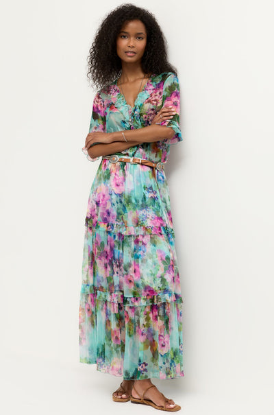 Johnny Was - Terra Tiered Maxi Skirt