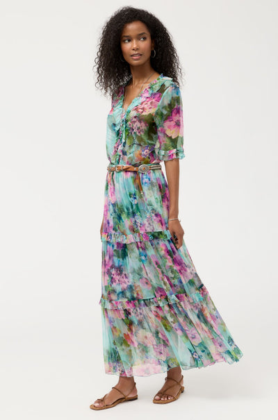 Johnny Was - Terra Tiered Maxi Skirt