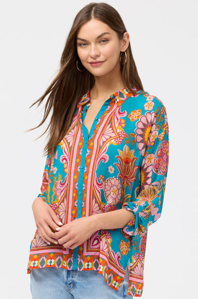 Johnny Was - The Audrey Button Up Shirt in Endora