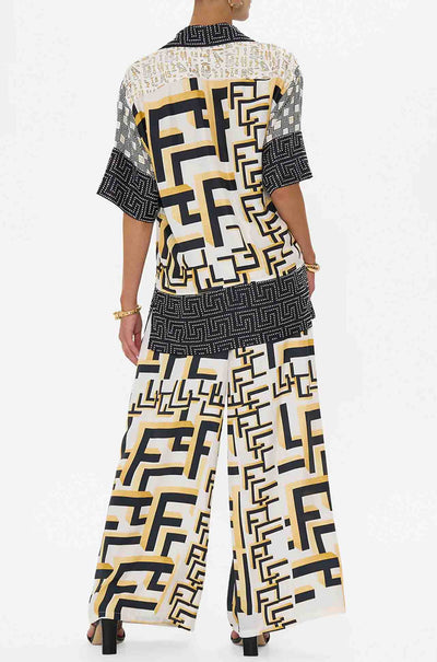 Camilla - Temples Of Dendara Oversized Shirt with Pocket