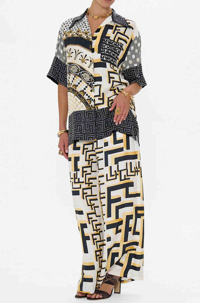 Camilla - Temples Of Dendara Oversized Shirt with Pocket