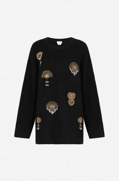 Camilla - Taurus Rising Boxy Crew Neck Jumper