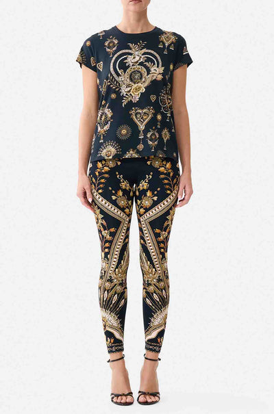 Camilla - Taurus Rising Slim Fit Round Neck T-Shirt