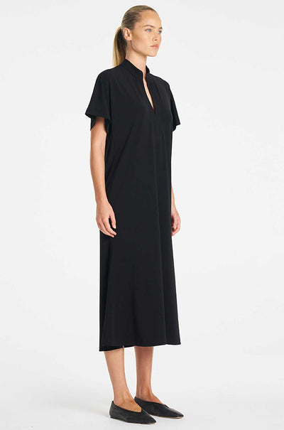 Mela Purdie - Tab Flip Dress in Powder Knit