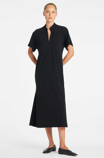 Mela Purdie - Tab Flip Dress in Powder Knit