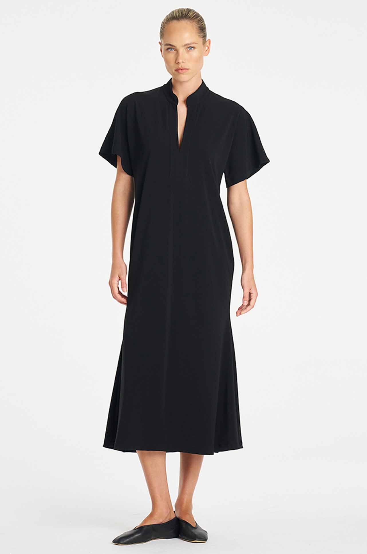 Mela Purdie - Tab Flip Dress in Powder Knit