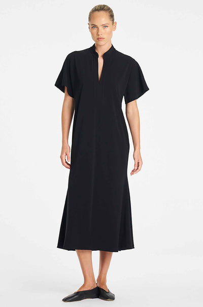 Mela Purdie - Tab Flip Dress in Powder Knit