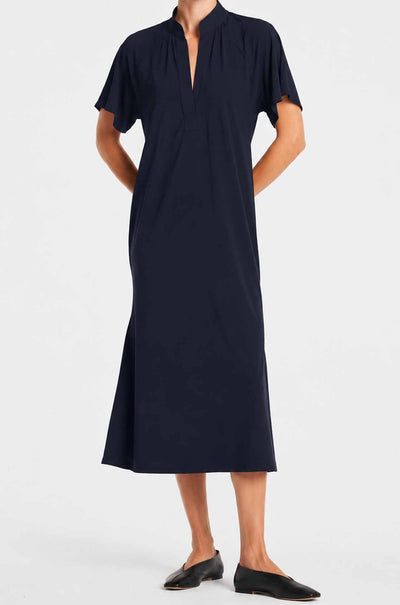 Mela Purdie - Tab Flip Dress in Powder Knit