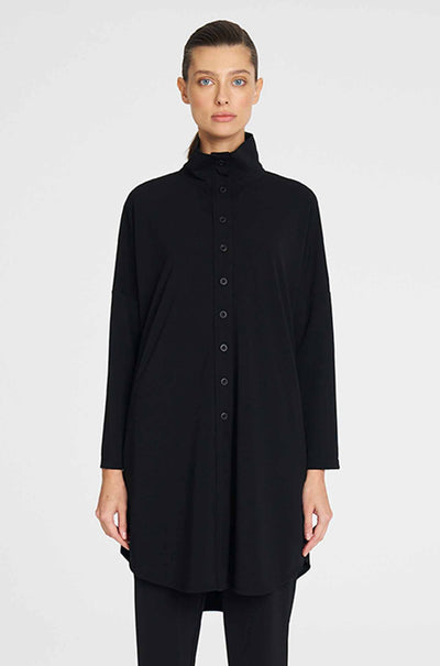 Mela Purdie - Tab Funnel Jacket in Powder Knit