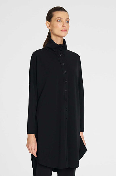 Mela Purdie - Tab Funnel Jacket in Powder Knit