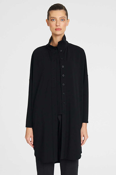 Mela Purdie - Tab Funnel Jacket in Powder Knit