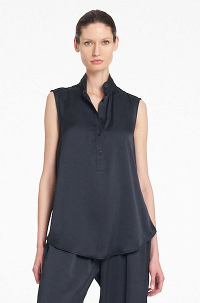 Mela Purdie - Tab Slide Tank in Mirror Satin