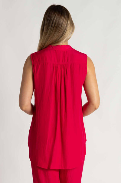 Mela Purdie - Tab Slide Tank in Strawberry