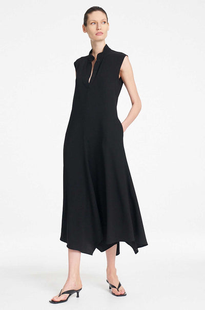 Mela Purdie - Tab Soire Dress in Suit Weave