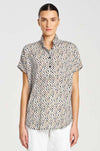 Mela Purdie - Tab Stand Shell in Pendant Print Charmeuse