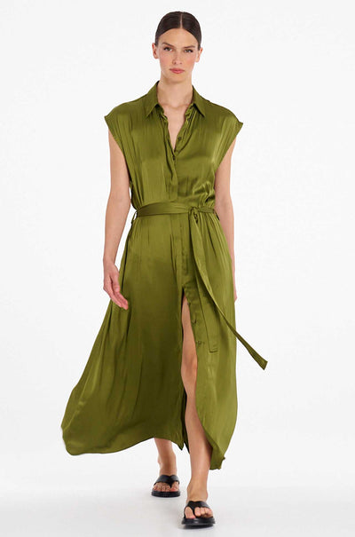 Signature Mela Purdie - Tabbard Dress in Charmeuse