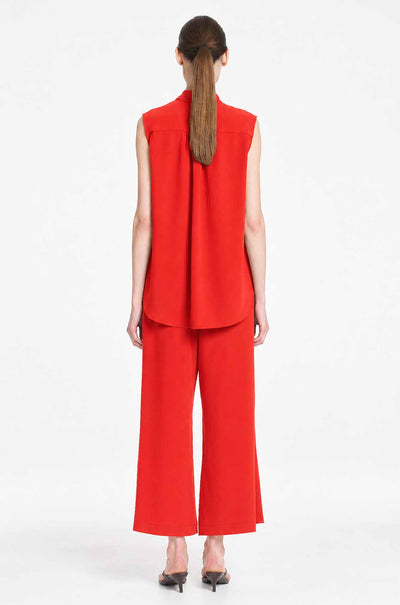 Mela Purdie - Tabbard Tank in Suit Weave