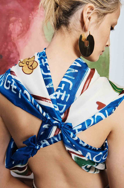 Alèmais - Tangible Love Silk Scarf