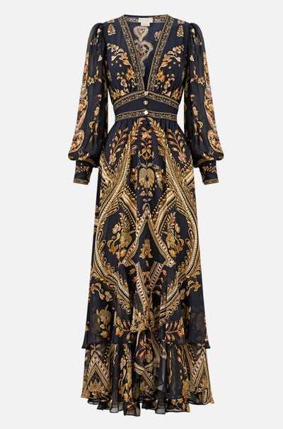 Camilla - Taurus Rising Long Button Front Dress