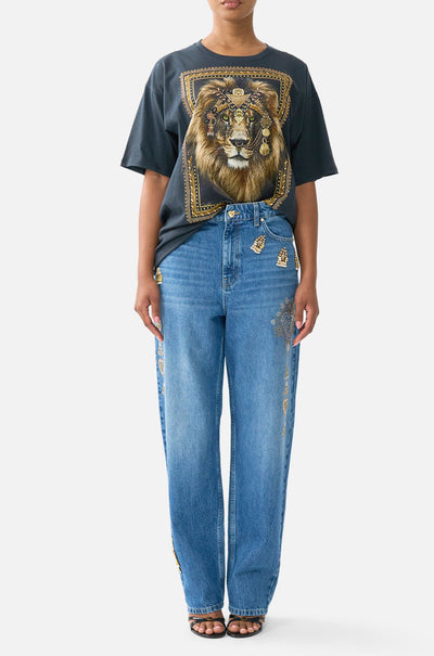 Camilla - Taurus Rising Oversized Band Tee