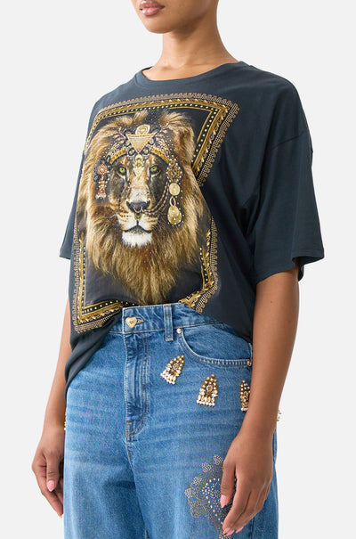 Camilla - Taurus Rising Oversized Band Tee