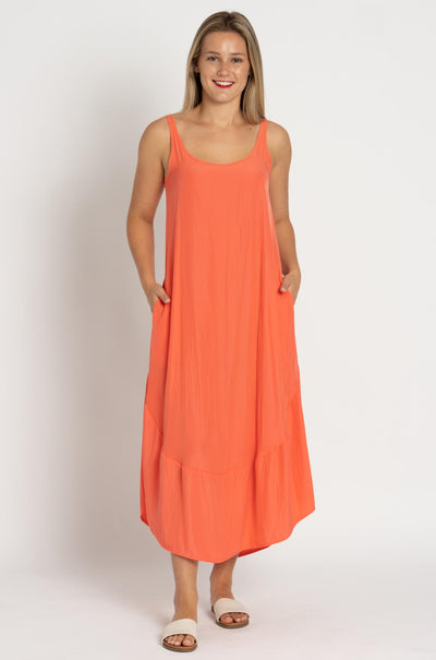 Mela Purdie - Teardrop Dress in Grapefruit