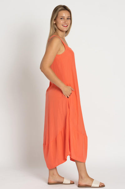 Mela Purdie - Teardrop Dress in Grapefruit