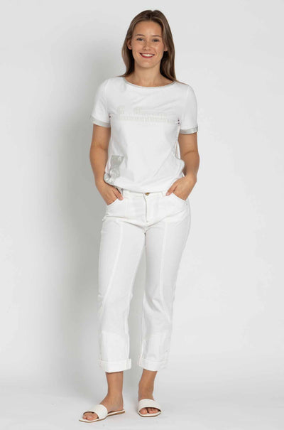 Elisa Cavaletti - Cropped Cuff Pant