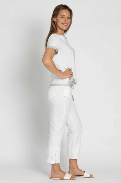 Elisa Cavaletti - Cropped Cuff Pant
