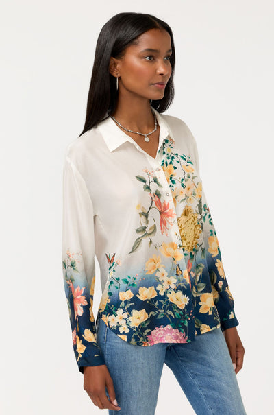 Johnny Was - The Audrey Button Up Shirt in Ballardi Scarf