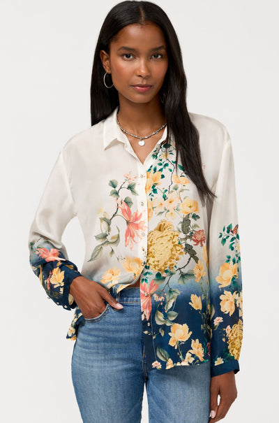 Johnny Was - The Audrey Button Up Shirt in Ballardi Scarf
