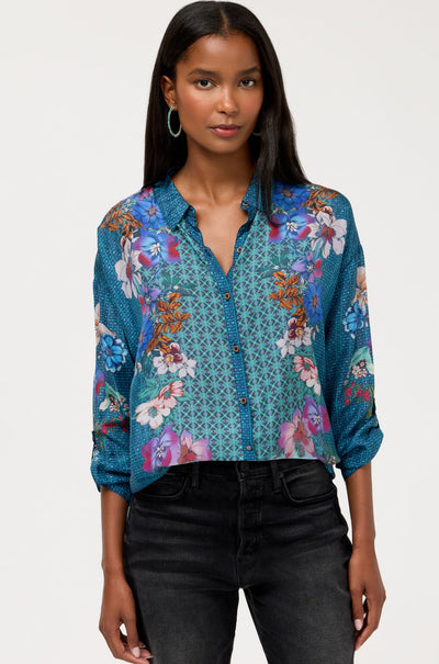 Johnny Was - Luisa Shirt in Dewflower