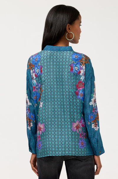 Johnny Was - Luisa Shirt in Dewflower