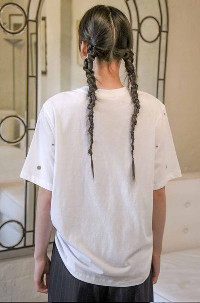 Trelise Cooper - Cottons Up The Glimmer End T-Shirt in White