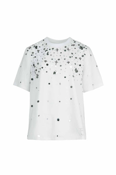 Trelise Cooper - Cottons Up The Glimmer End T-Shirt in White