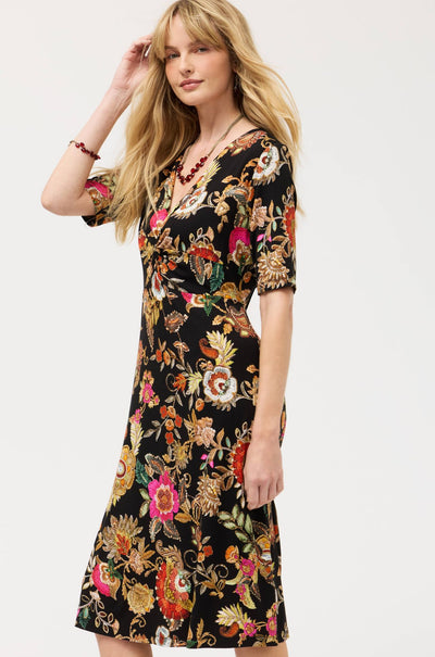 Johnny Was - The Janie Favorite Twist Front Midi Swing Dress in Lowri