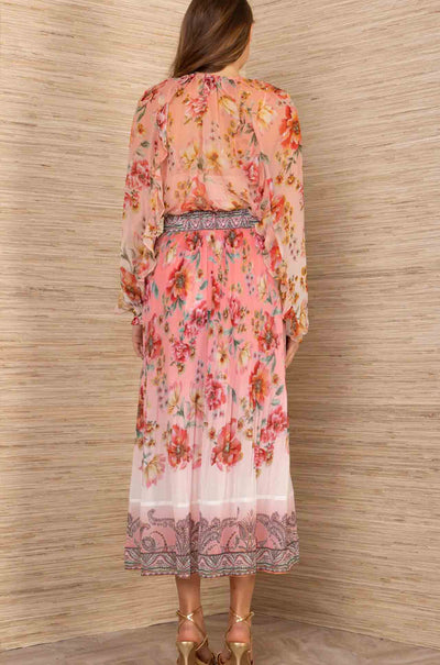 Hale Bob - Theodosia Midi Solid Skirt