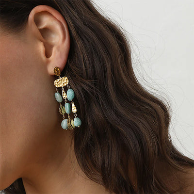 Nicole Fendel - Tide Earring in Amazonite
