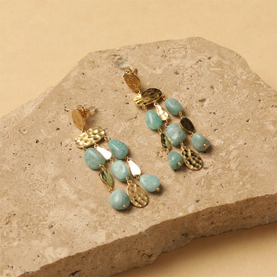 Nicole Fendel - Tide Earring in Amazonite