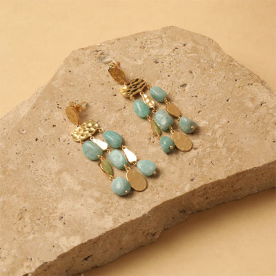 Nicole Fendel - Tide Earring in Amazonite