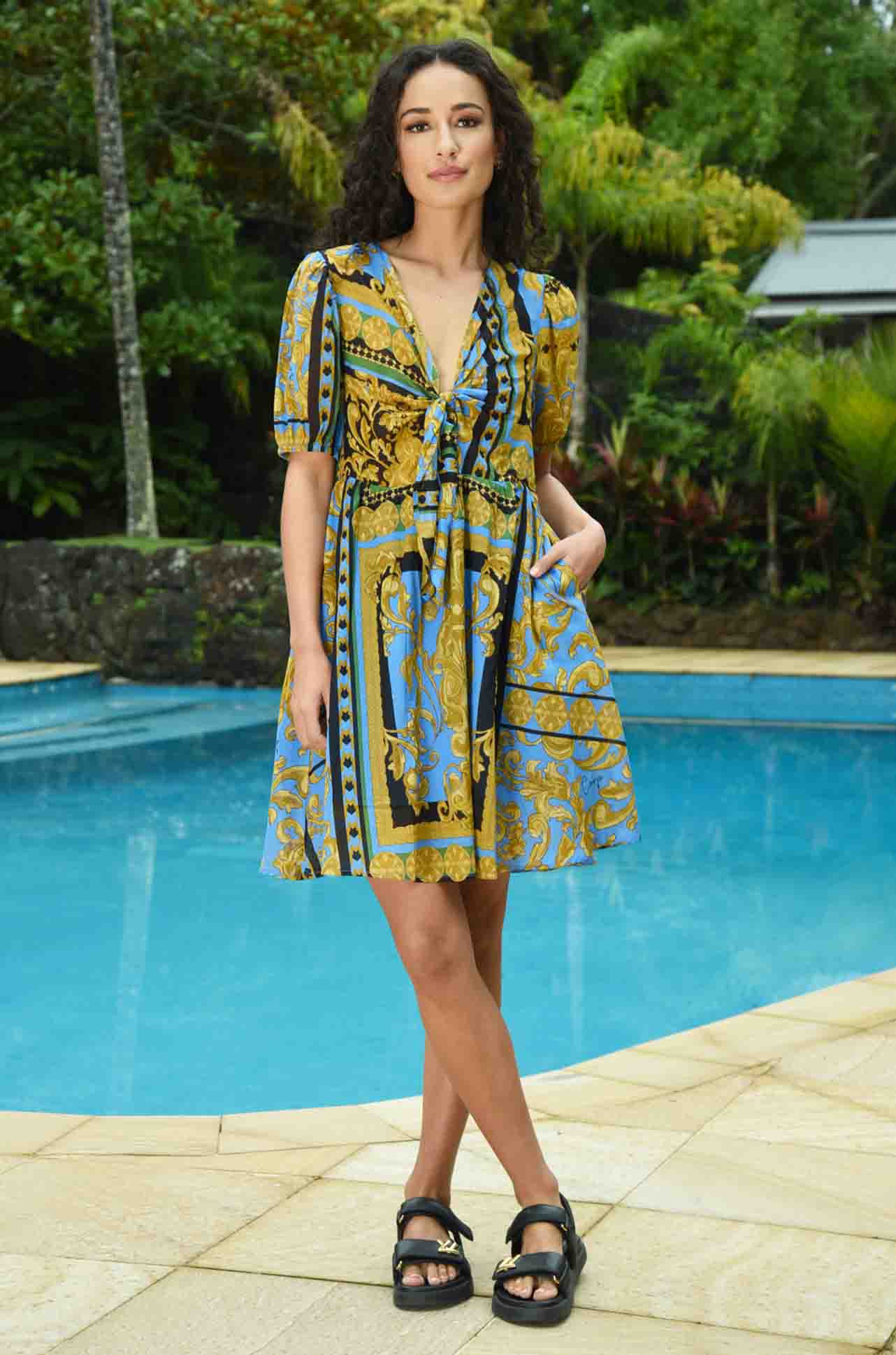 Coop - Heart Baroquen Tie Me A River Dress - Zambezee