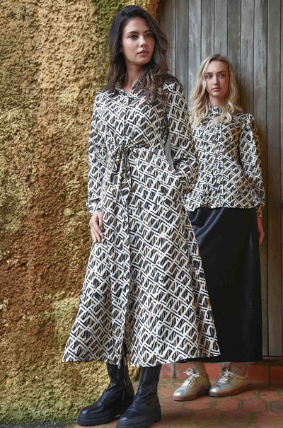 Coop - Patterned Instinct Tied To The Wild Dress