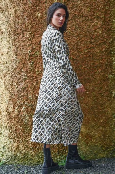 Coop - Patterned Instinct Tied To The Wild Dress