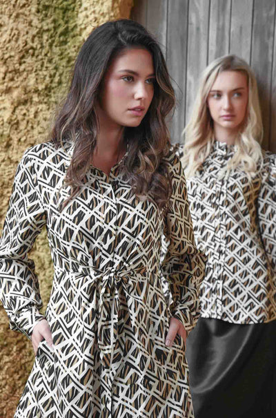 Coop - Patterned Instinct Tied To The Wild Dress