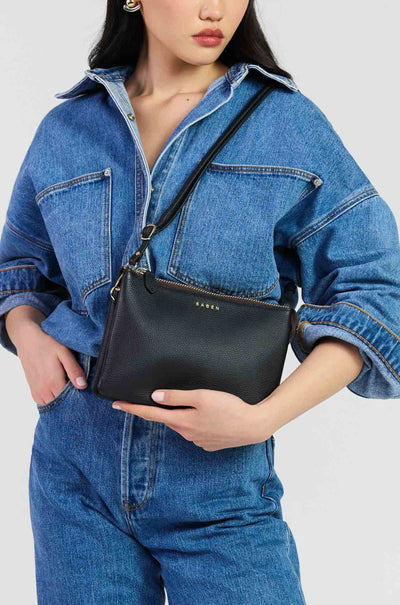 Saben - Tilly's Big Sis Crossbody Bag in Black