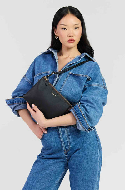 Saben - Tilly's Big Sis Crossbody Bag in Black