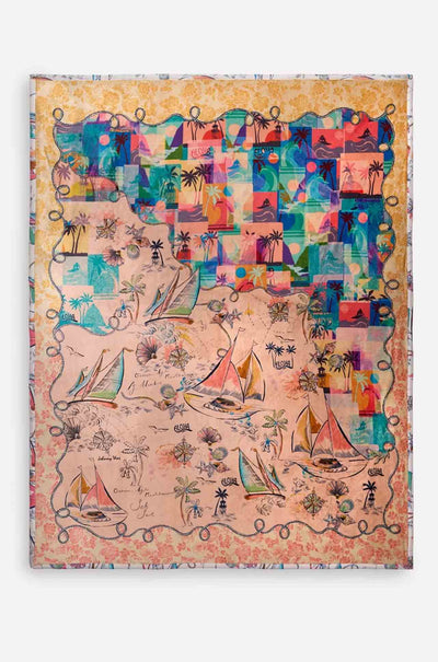 Johnny Was - Travel Blanket in Marina