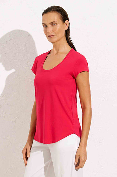 Mela Purdie - Traveller T in Strawberry